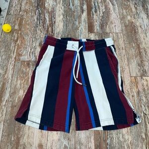 Free Planet Men’s Knit Striped Shorts Size Medium